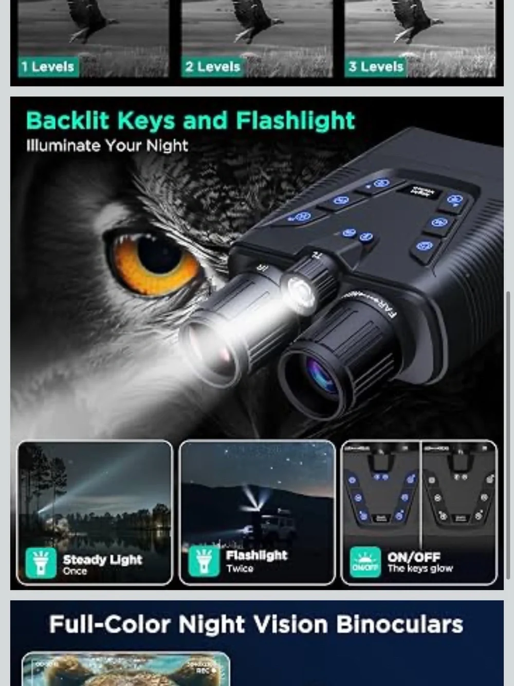 Brand new 4K night vision goggles night vision binoculars